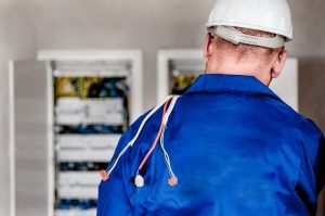 electrician on work